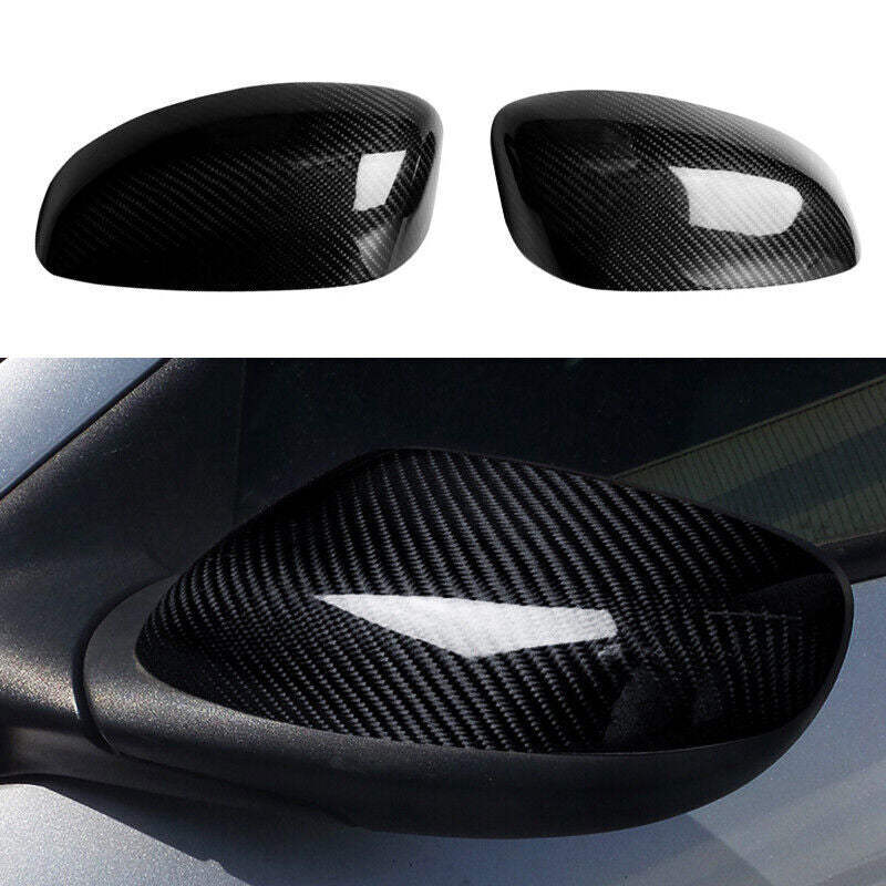 For 2003-2011 for Mazda RX-8 RX8 Real Carbon Fiber Side Rearview Mirror Cover Trim n