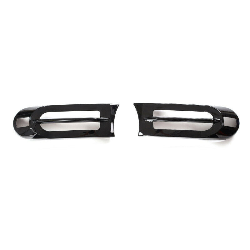 Glossy Black Front Fog Light Bumper Lamp Cover for Toyota FJ Cruiser 2007-2020