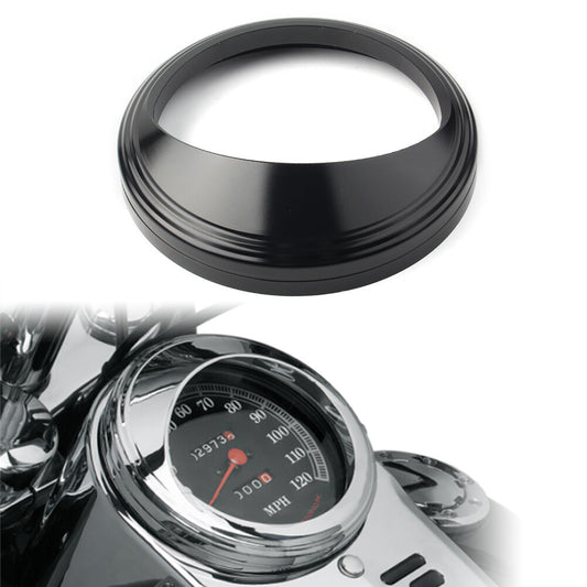 5 Speedometer Gauge Bezel Covers Trim Ring Visor Fit for Harley Road Glide Custom