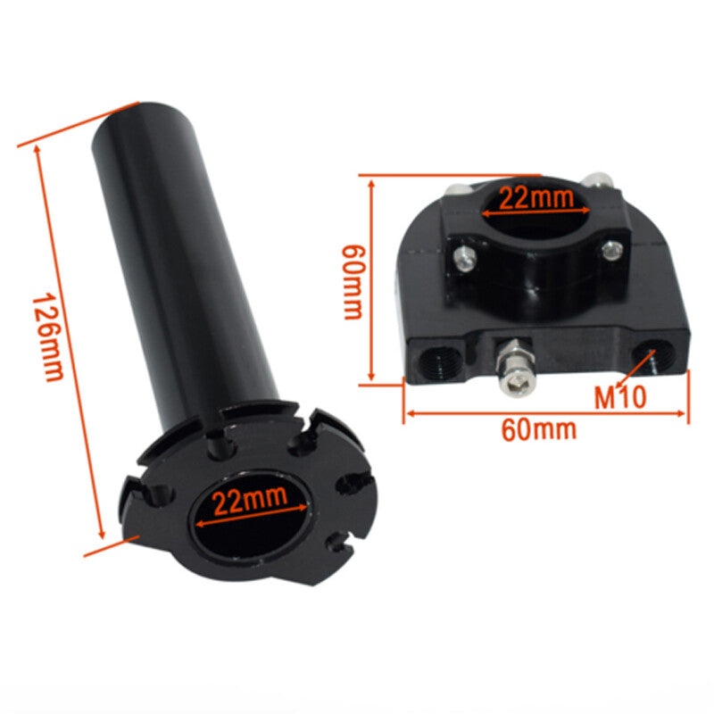 Rapid twist throttle tube motorcycle 7/8 inch CNC twist grip handlebar accelerator - n