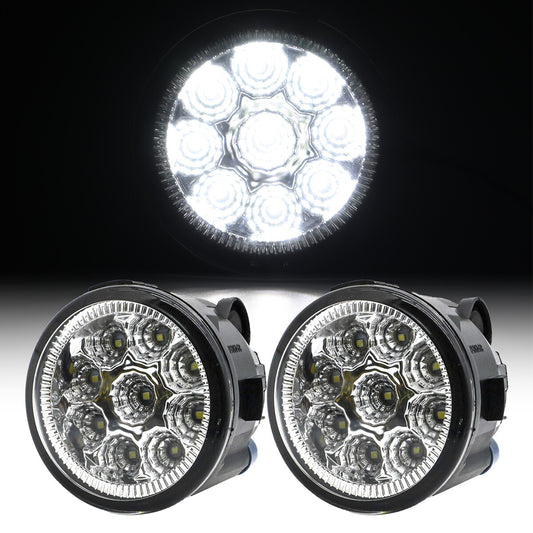2x White LED Fog Light Lamp for Nissan Quest Versa Note Juke Rogue Tiida Patrol
