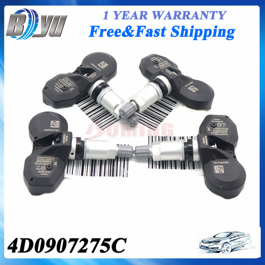 Tire Pressure Sensor New 4PCS 4D0907275C Fits for VW Phaeton for Audi for A8 433MHz TPMS