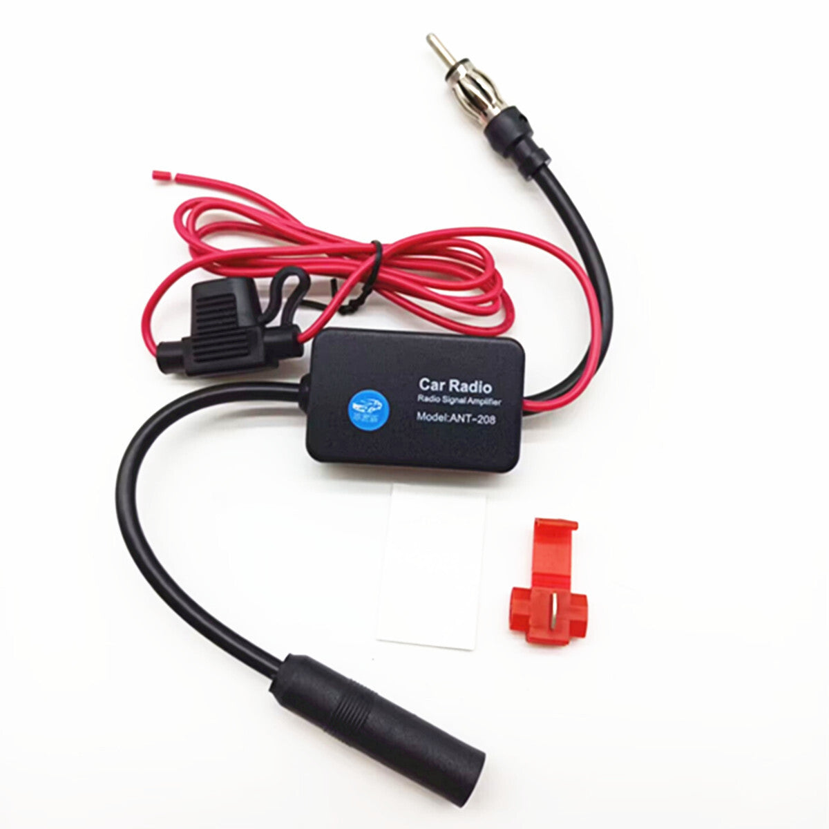 FM Signal Amplifier Car Antenna Radio Auto FM Adaptor Booster Anti-interference