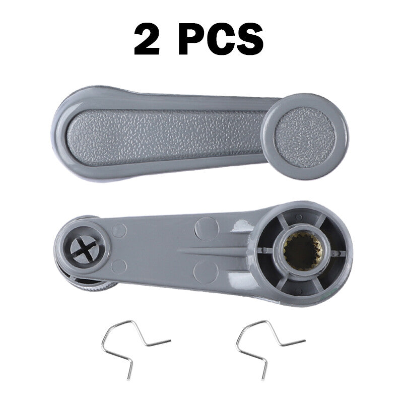 PAIR Window Crank Lever Handle Gray for Toyota Tacoma T100 Pickup for Corolla for Camry