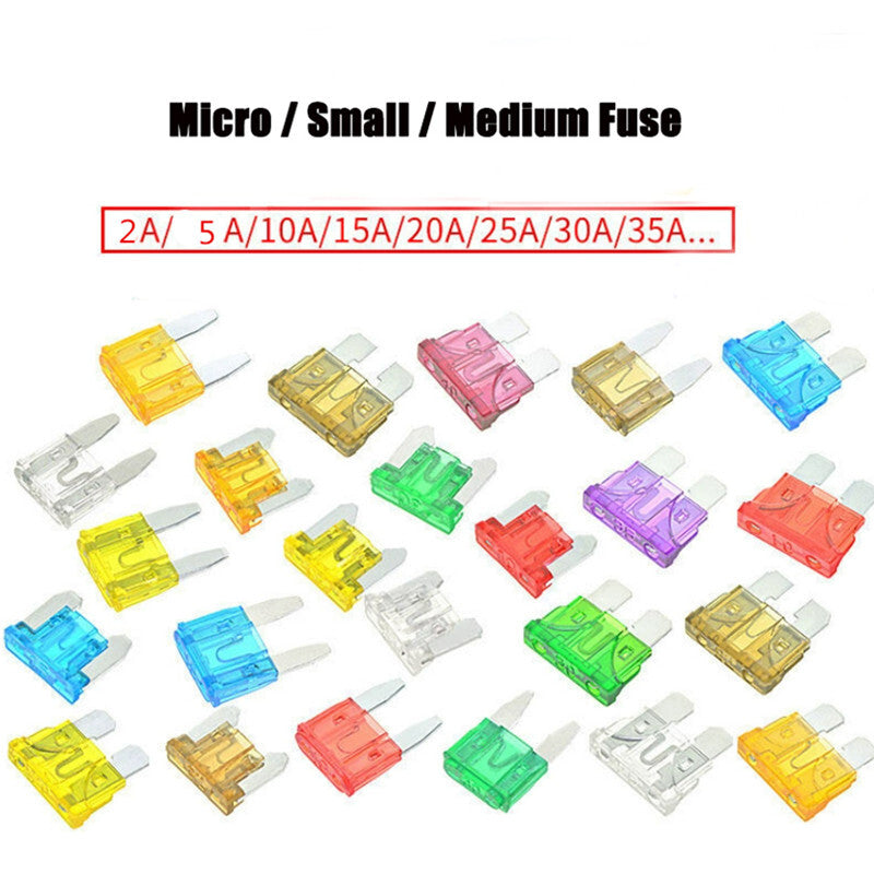 272Pcs Car Blade Fuse Set Automotive Fuse Amplifier with Box Clip Combination