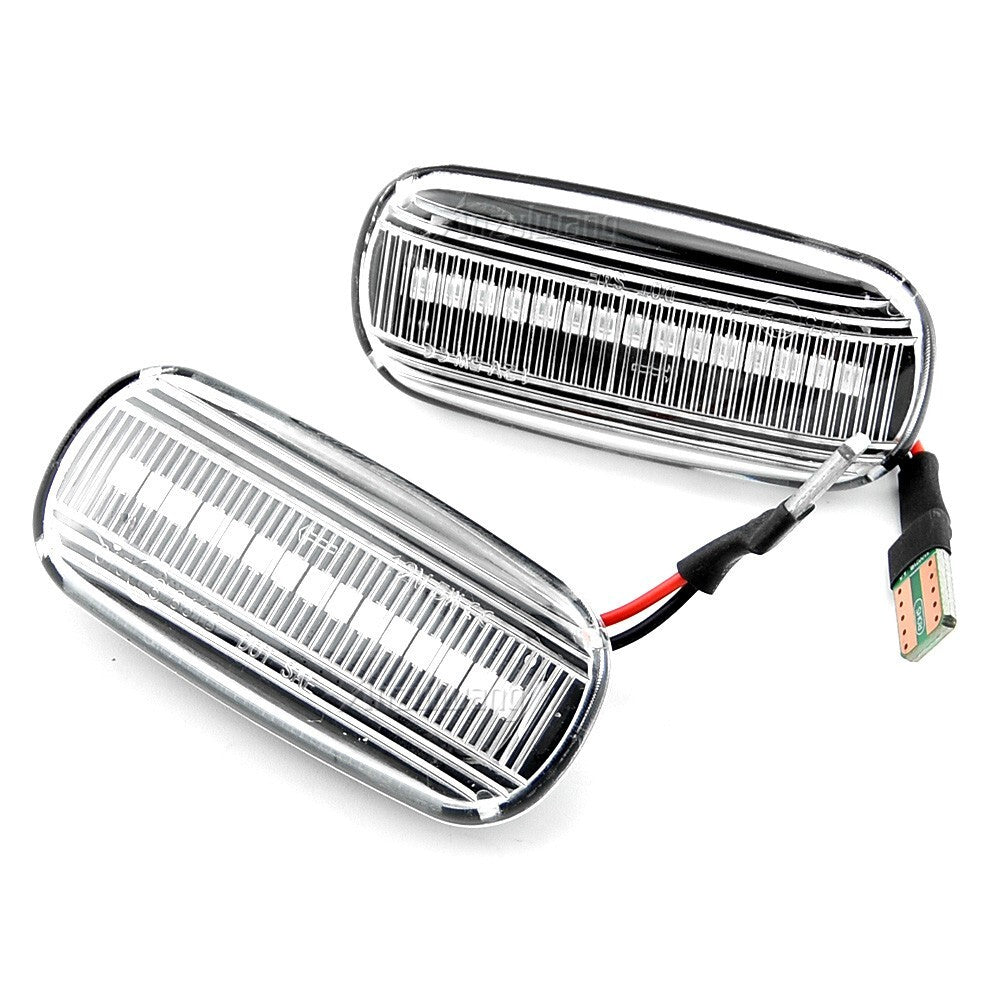 2pcs LED Dynamic Side Marker Turn Light for Audi A3 8P A6 S6 RS6 C5 2000-2005