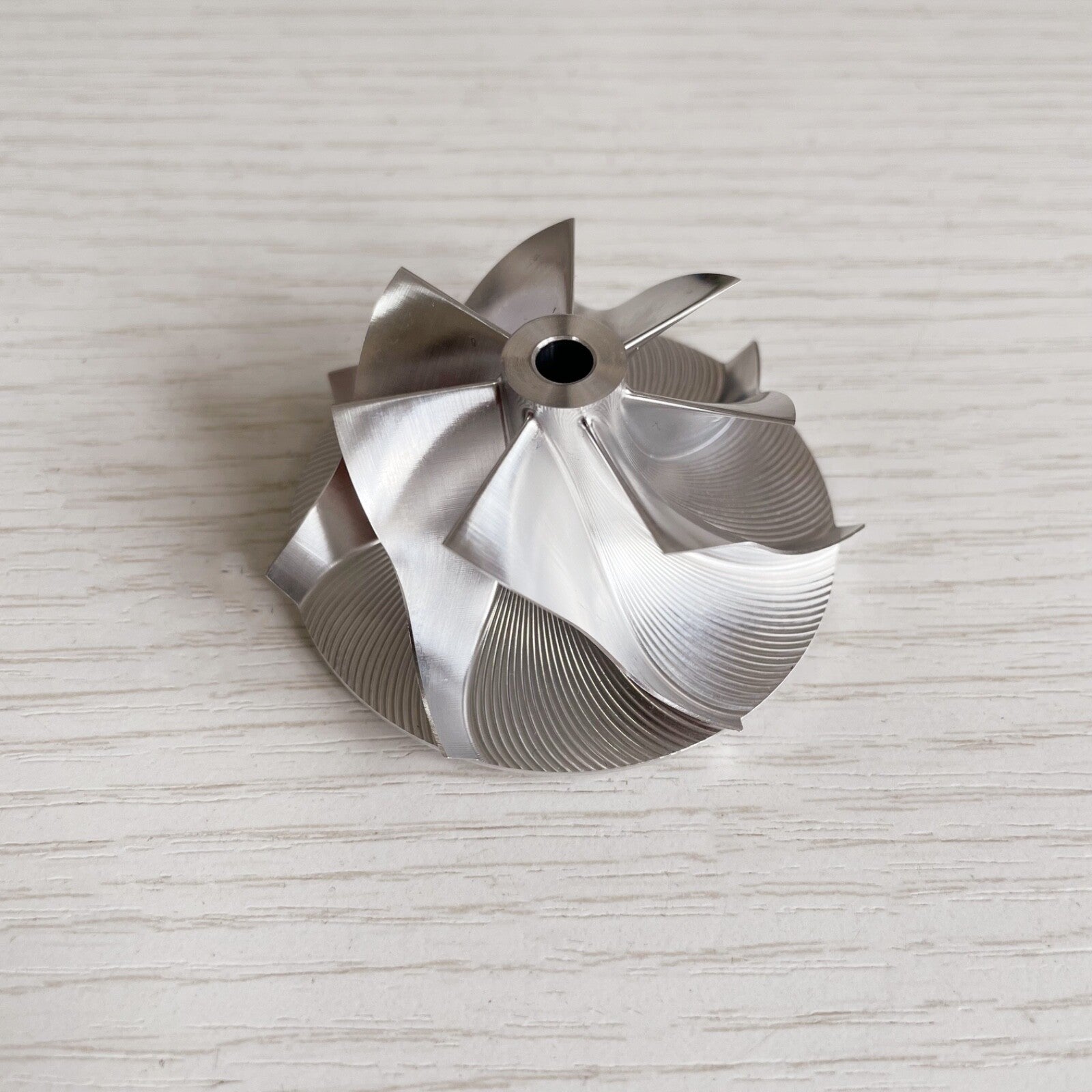 TD04HL 13T 40.61/56.02 mm 7+0 Blade Performance Turbine Billet Compressor Wheel