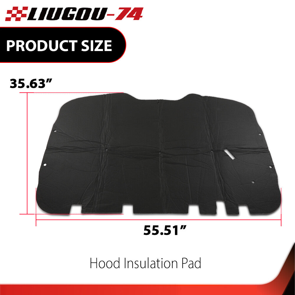 Range Hood Insulator 1/2 w/ Clip Fits 2000 - 2006 for Tahoe & Suburban - v