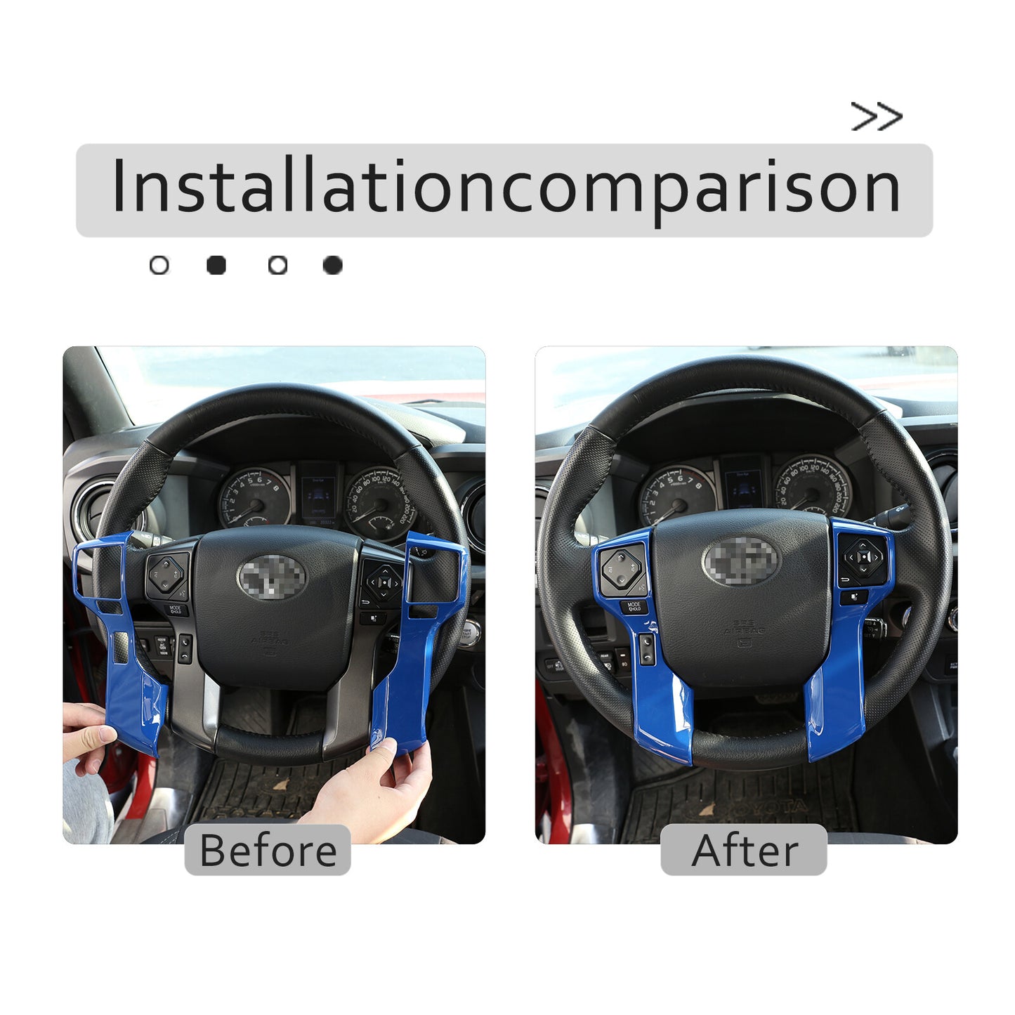 Carbon fiber interior door armrest panel decorative cover suitable for ta Tundra 2022-23- v