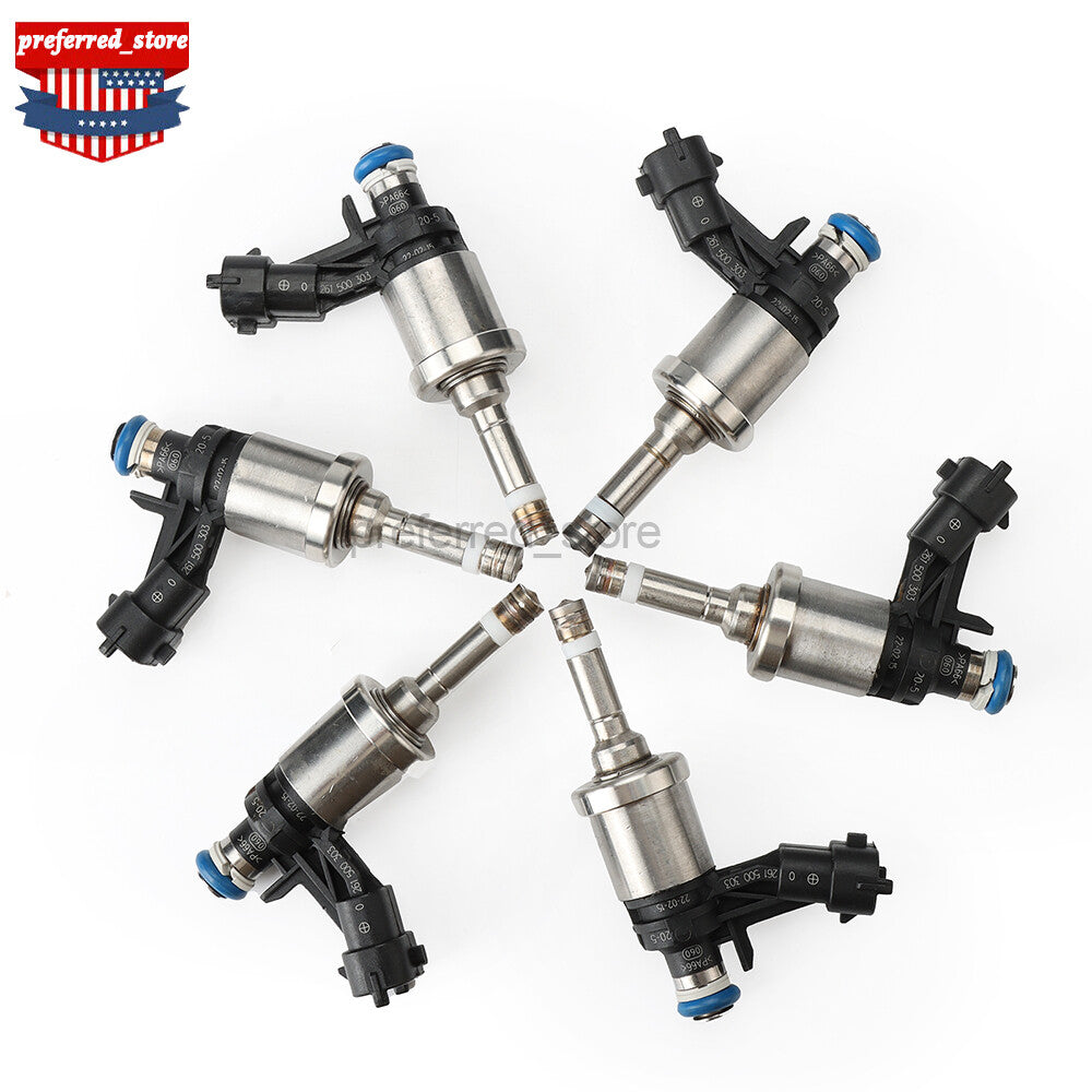 6-piece fuel injector for Buick Enclave, Traverse for GMC Acadia 3.6L 1263491- v
