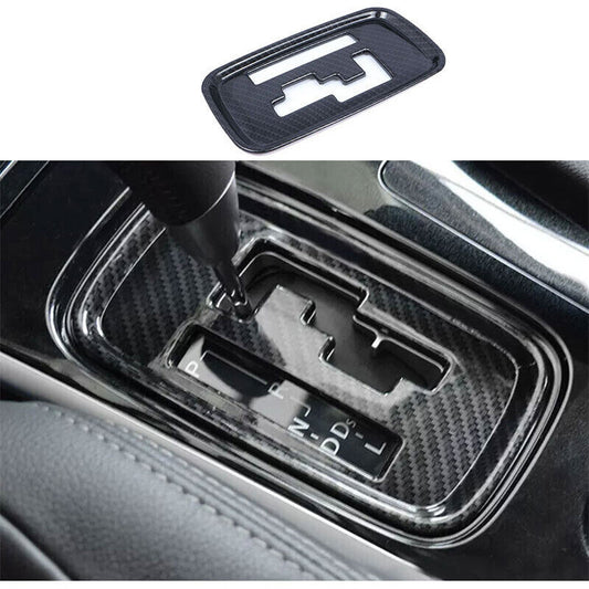 Carbon Fiber Middle Console Gear Shift Trim for Mitsubishi Outlander Sport 18-23
