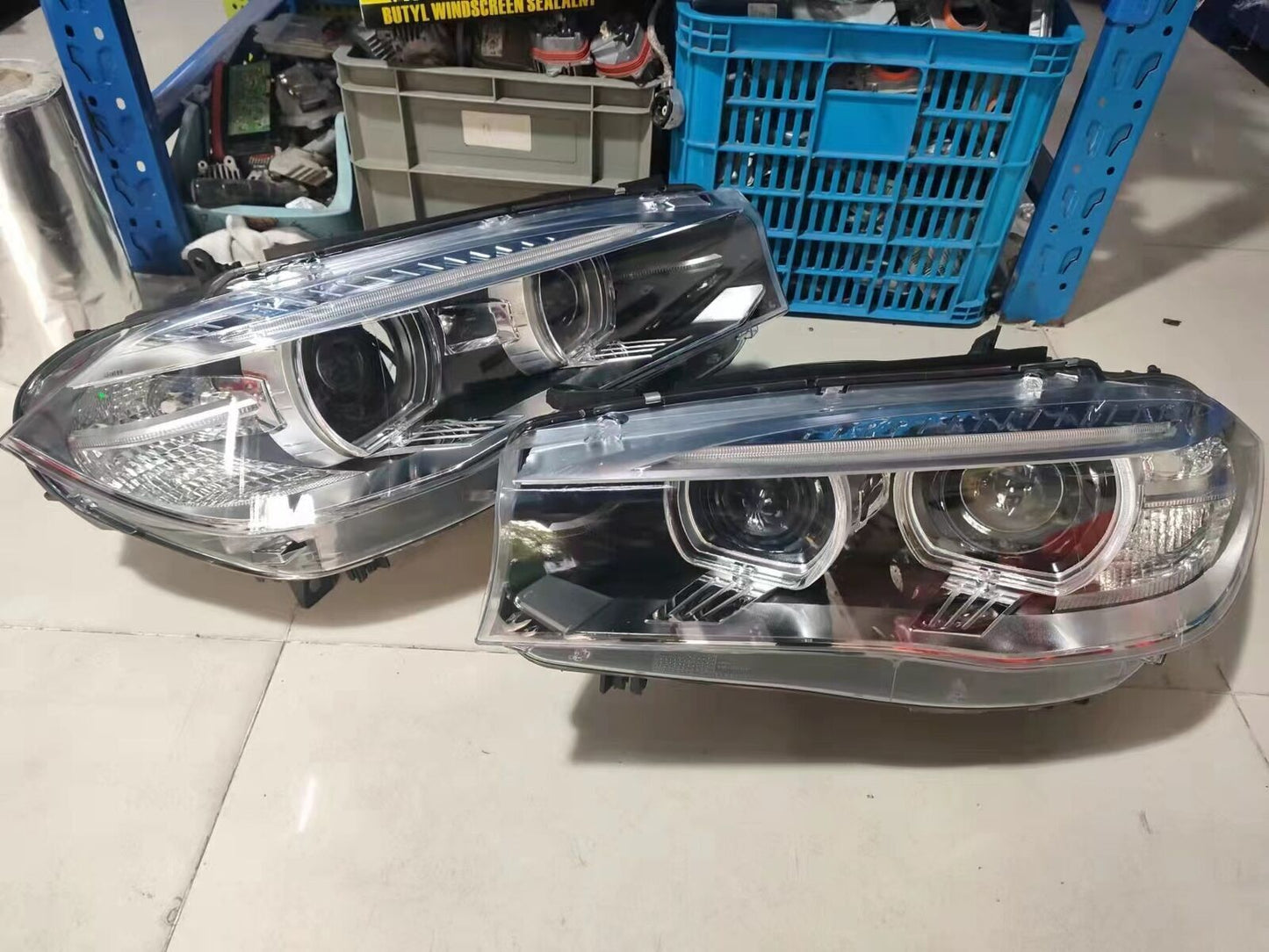 1PC AFS Right Side for BMW X5 Car Lighting 2014-18 F15 Xenon Headlights Q