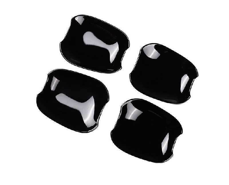 4X Gloss Black Exterior Door Bowl Cup Cover Trims for Chevrolet Malibu 2016-2024