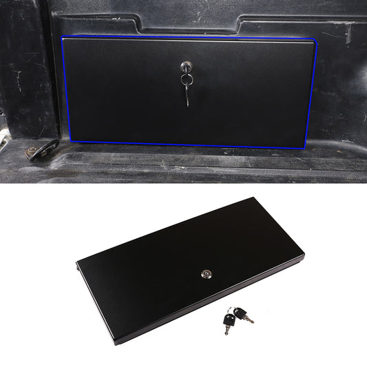 Fit 2005 - 2022 Tacoma Rear Bed Right Safety Storage Lock Box Steel Protective Cover - n