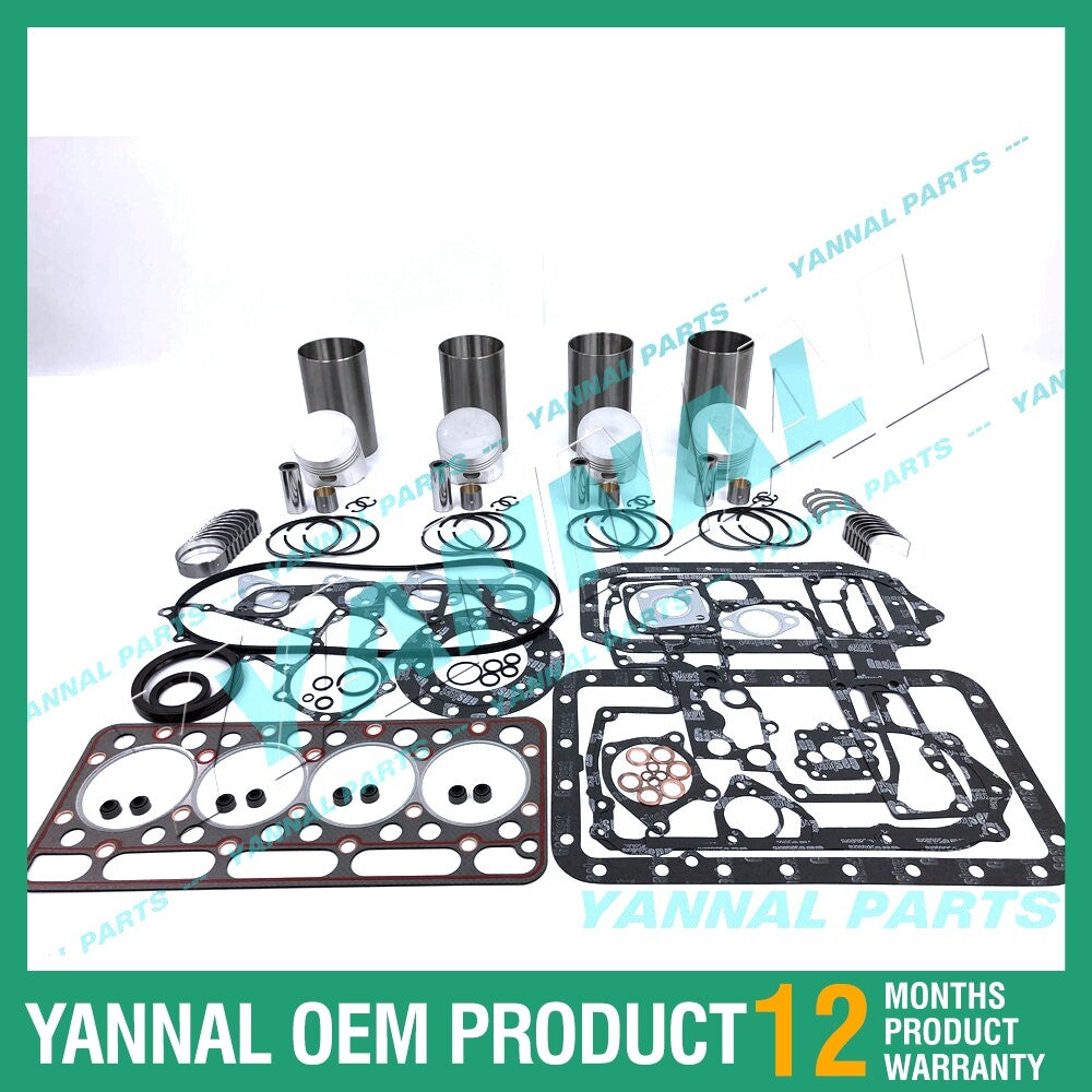 V1902-IDI Overhaul and Reconstruction Kit with Washers and Bearings for Kubota