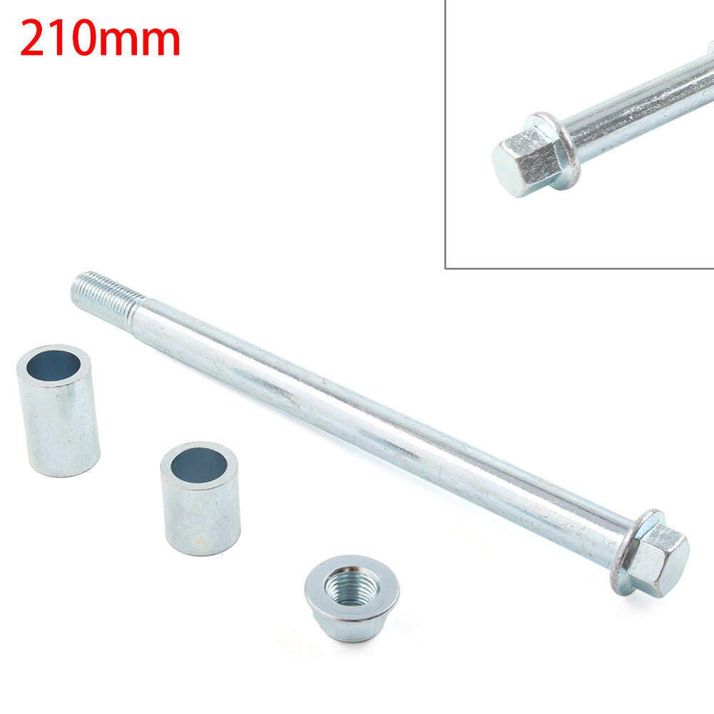 15mm 210mm + 2 Spacers Front Rear Back Axle for 125cc 140cc Dirt Bike Q