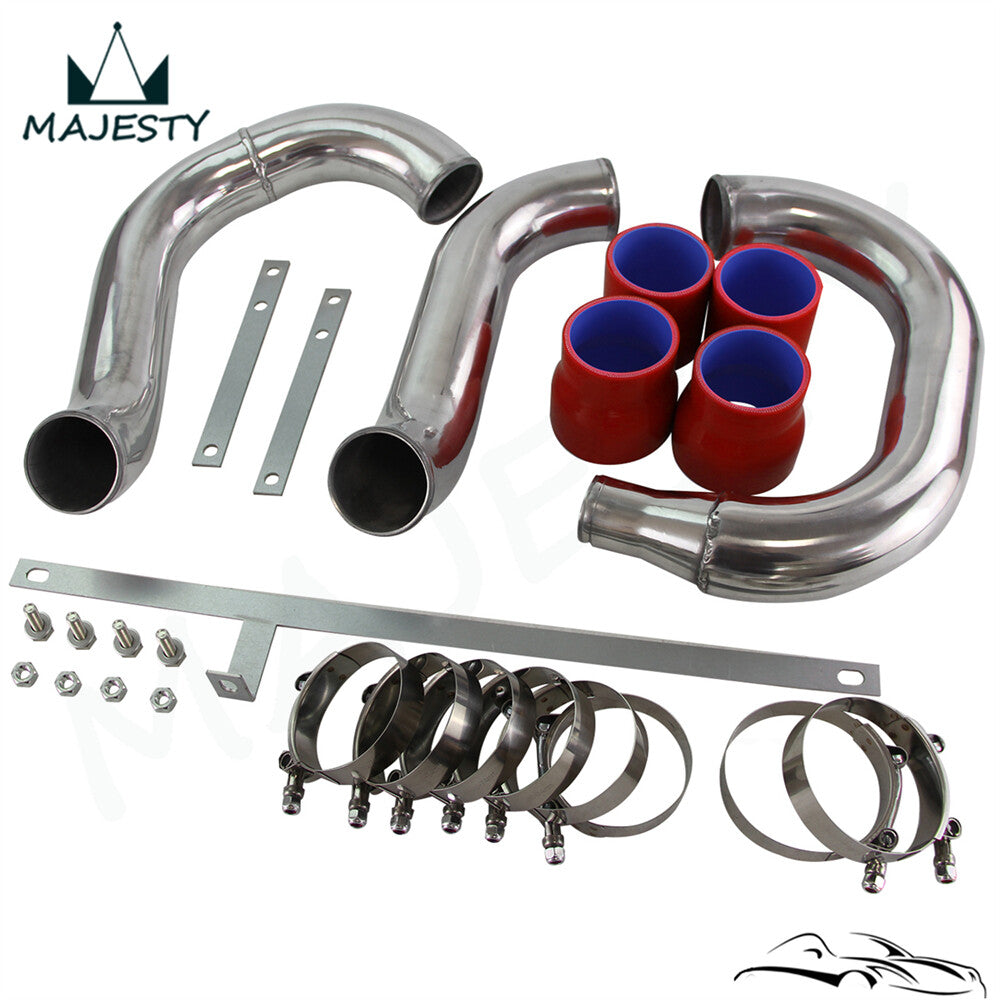Upgrade Intercooler Pipe Kit For 96-00 for Mitsubishi Lancer Evo 4 5 6 CN9A 4G63 Red