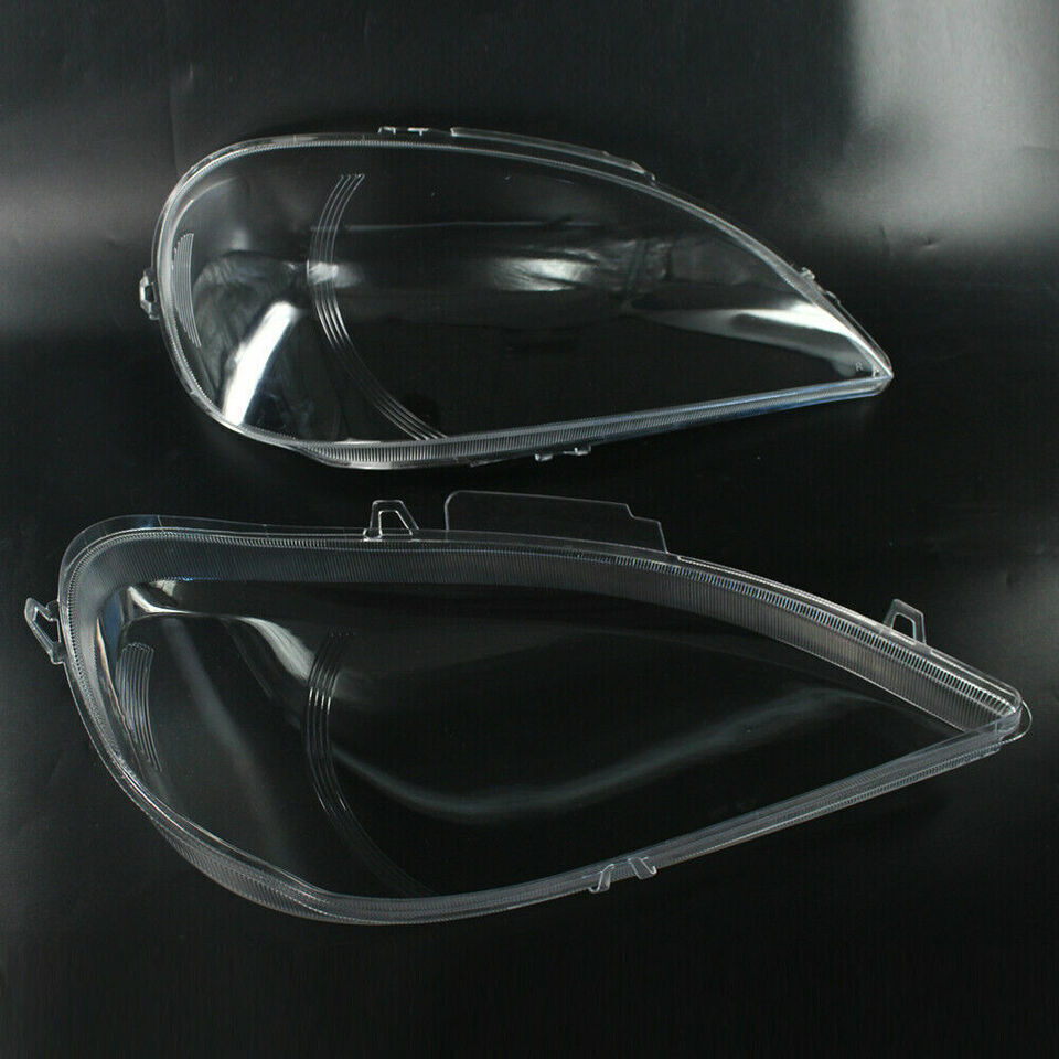 for Mercedes Benz W163 ML Class 2002-2005 1 Pair Headlight Headlamp Lens Cover Q