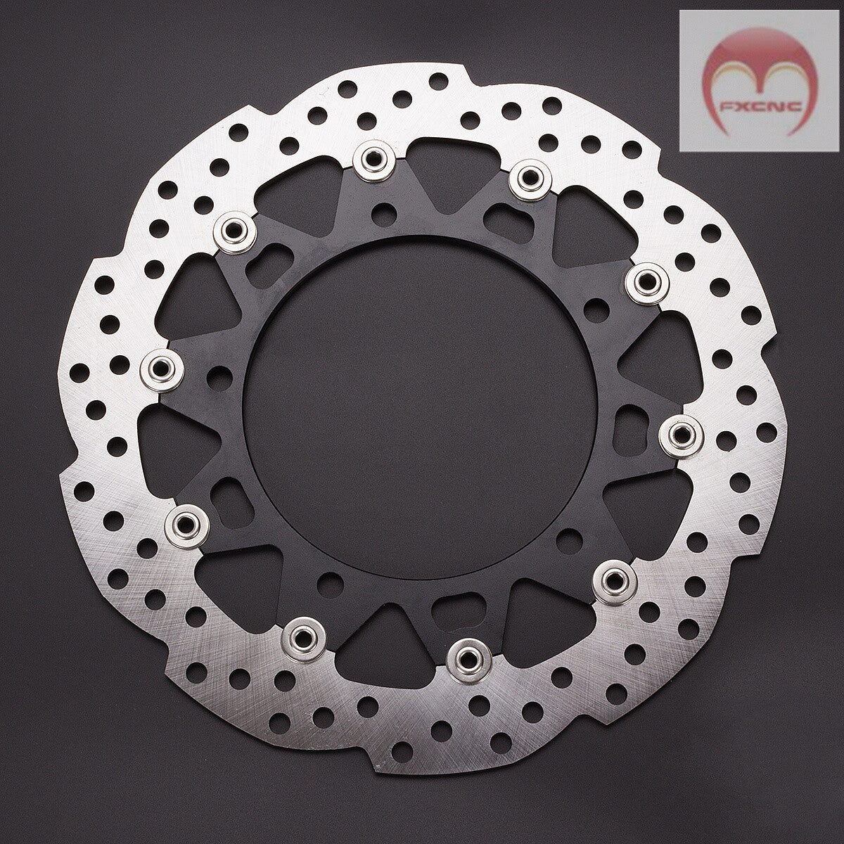 Suitable for Honda CB190R 11.8-inch CNC motorcycle aluminum front floating brake disc rotor