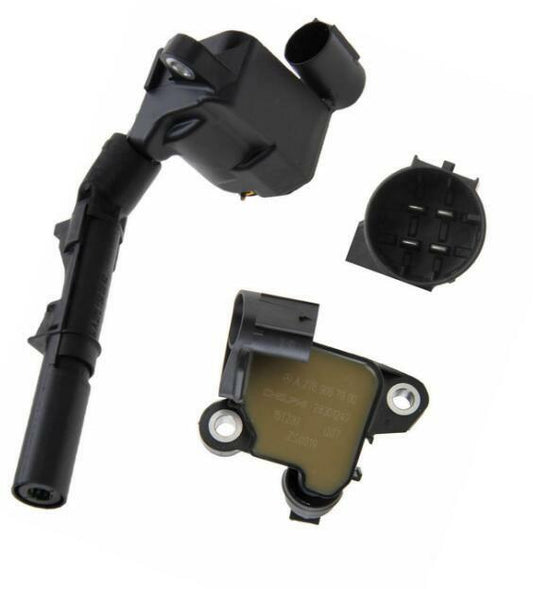 Ignition Coil with Spark Plug Connector for Mercedes W166 W204 C E GL GLC GLE SL v