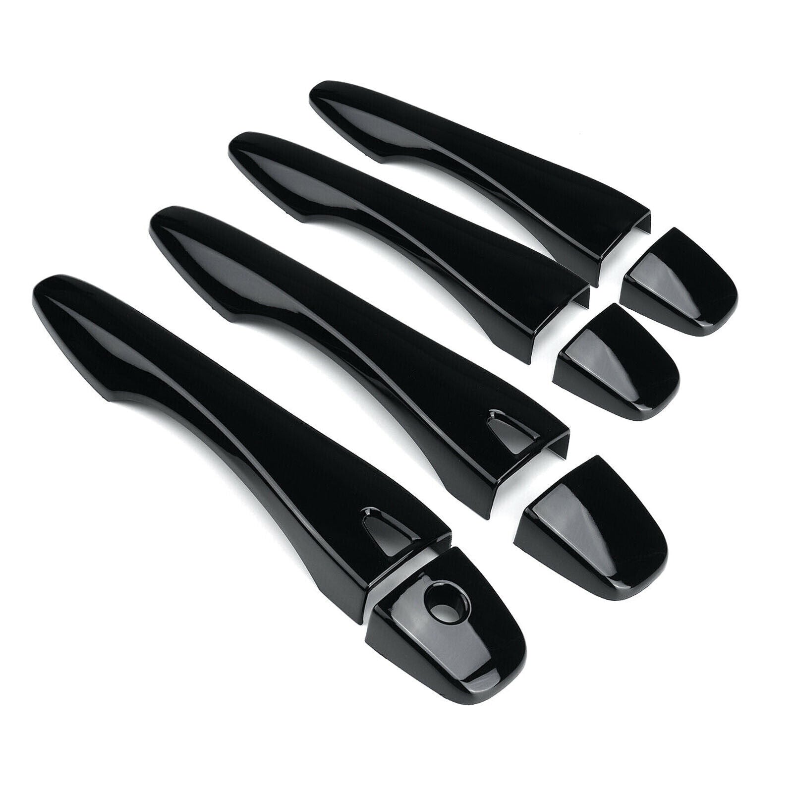 for Nissan Altima 2013-2018 Door Handle Covers Trim with for Smart Hole Glossy Black