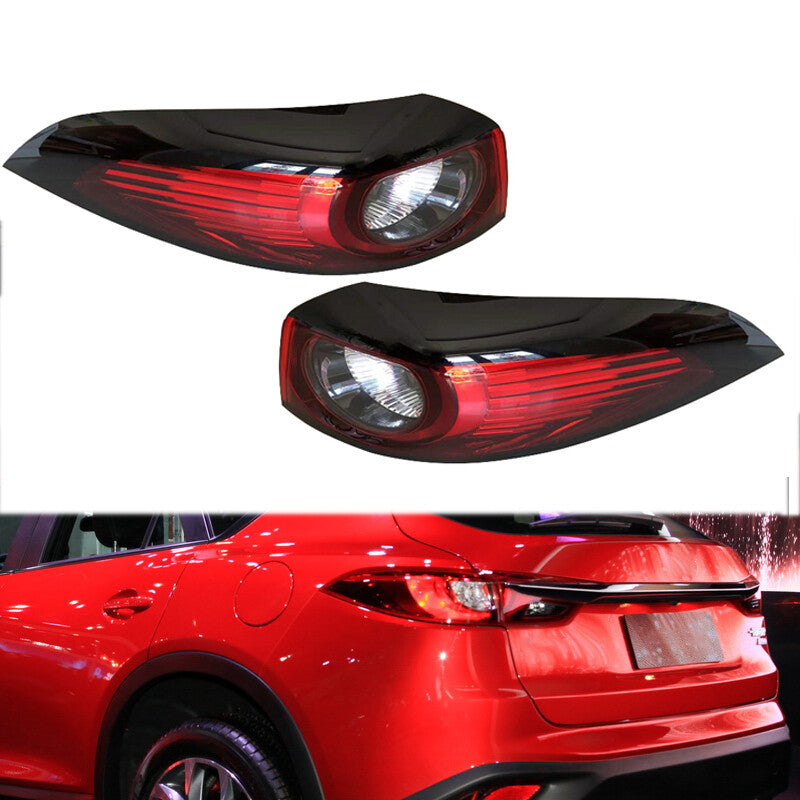 1 Pair for Mazda CX-4 2014-2022 New Brake Turn Signal Light LED Rear Tail Light