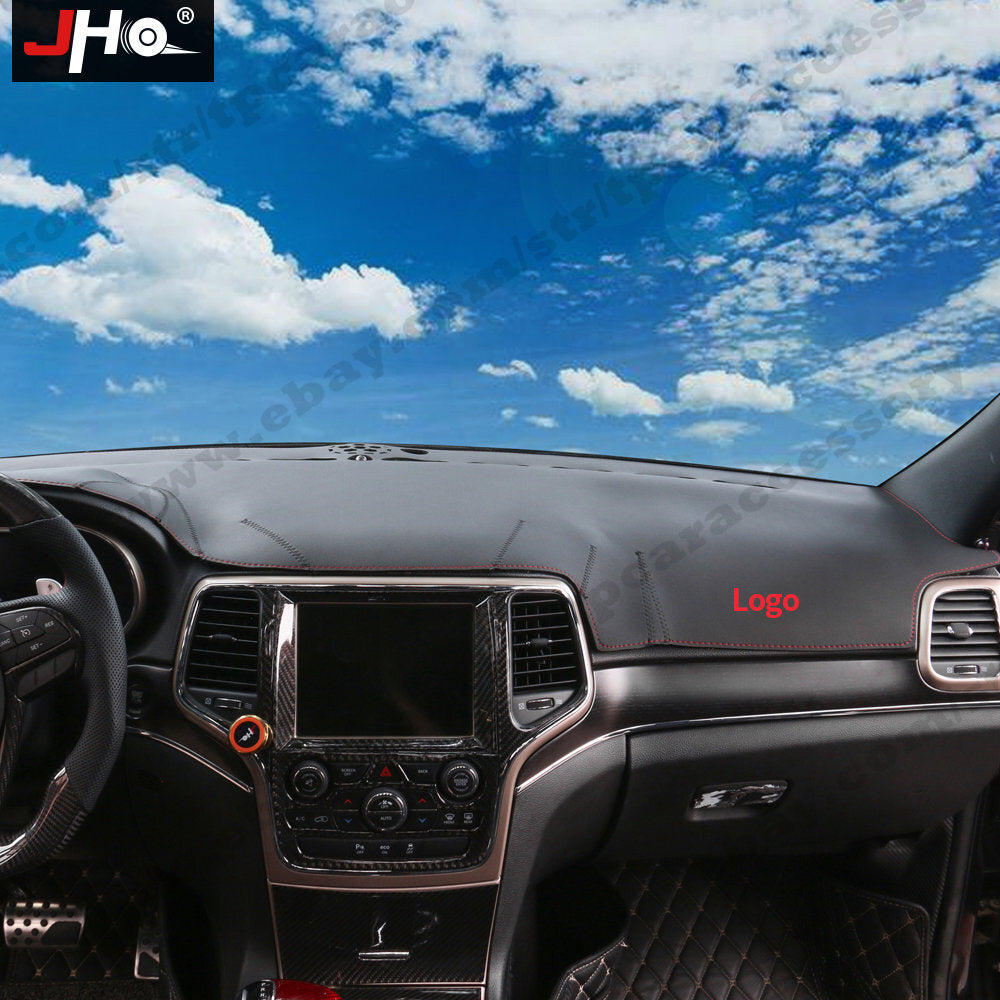 Anti-slip Black Dashboard Pad Dash Cover Mat Pad for Jeep Grand Cherokee 2014-20