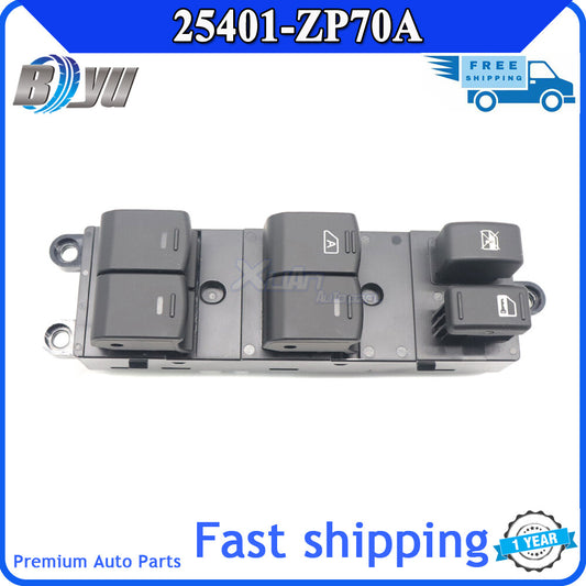 One power window switch on the left front, suitable for Frontier 2008 - 2020 and Xterra 2008 - 2015 - v