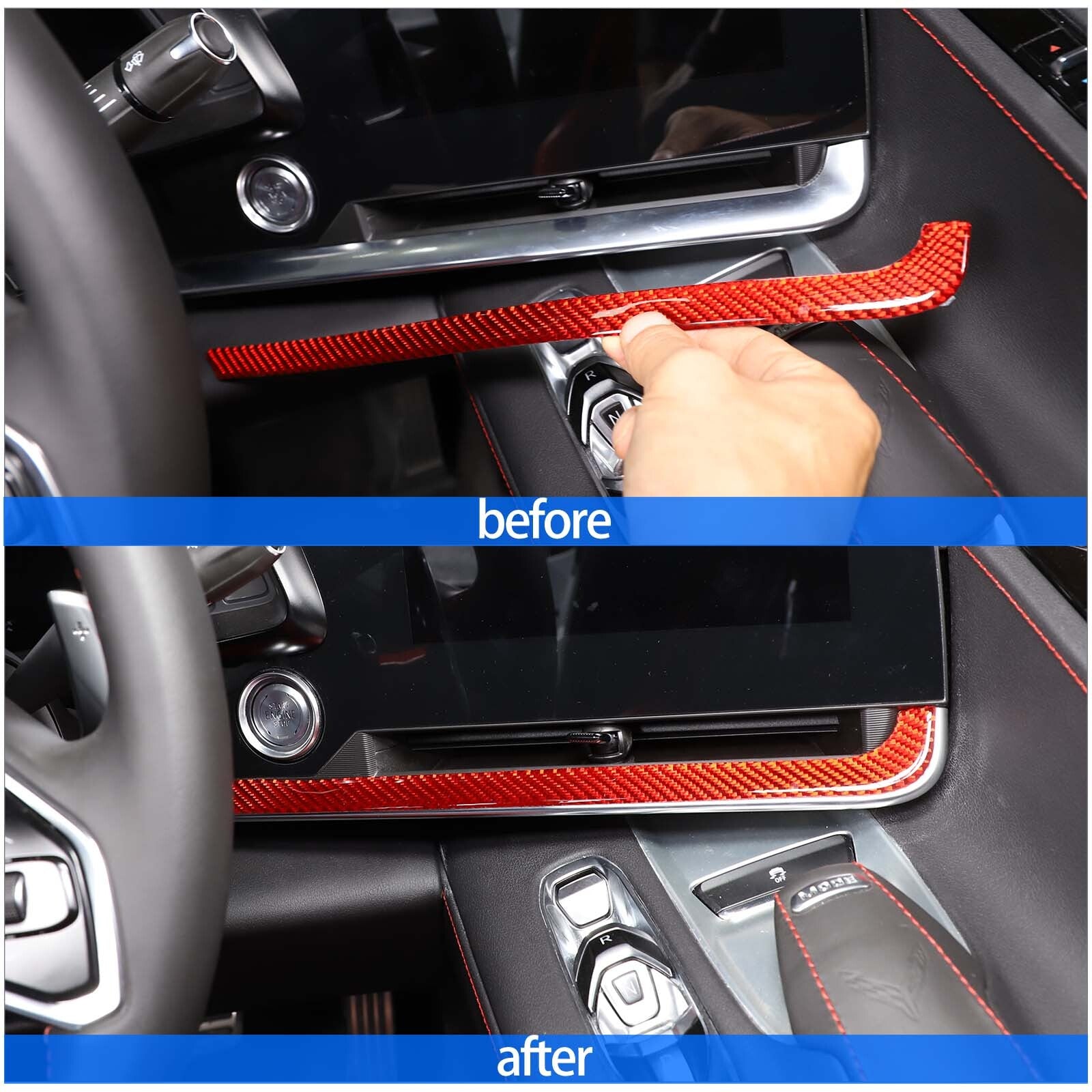 for 2003 - 2009 for HUMMER H2 Front Hood Ventilation Panel Handle Cover Trim Gloss Black - v