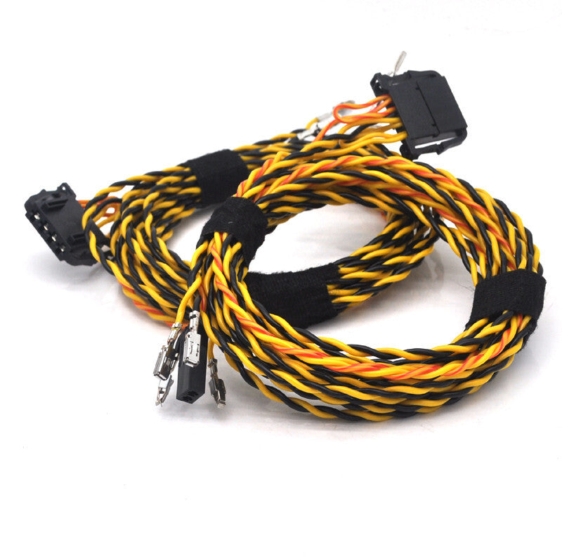 2 Retrofit Rear door Tweeter Sub SPEAKER Cable adaptor for VW for Jetta for Golf MK5 MK6 v