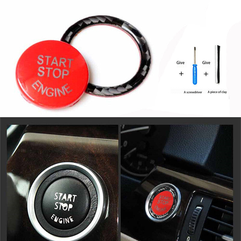 8x Carbon Fiber Interior Door Panel Cover Trim For Model 3/Y 2017-2022 v