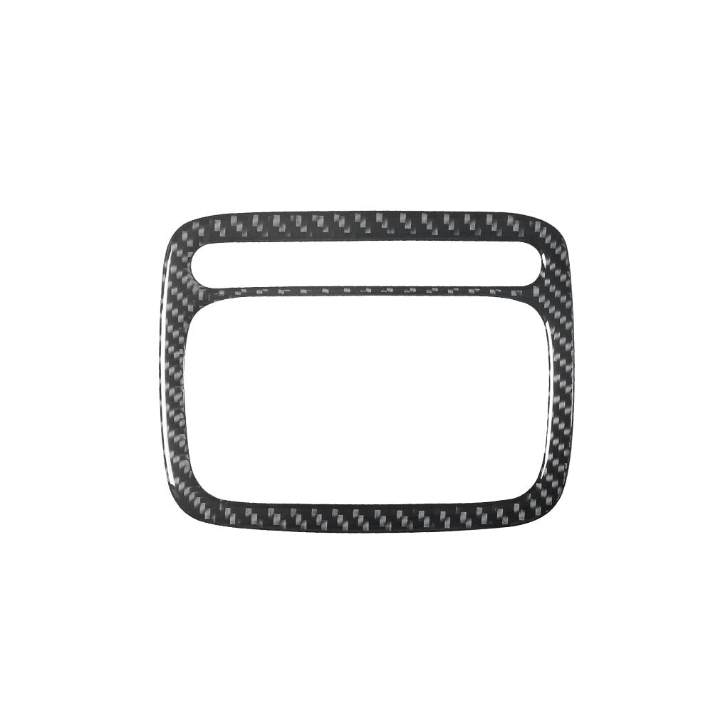 for Mercedes R-Class 2009-2012 CD Player Diaplay Trim Decor Cover Carbon Fiber v