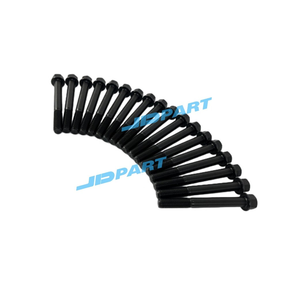18-piece V1200 cylinder head bolts for diesel engine parts -