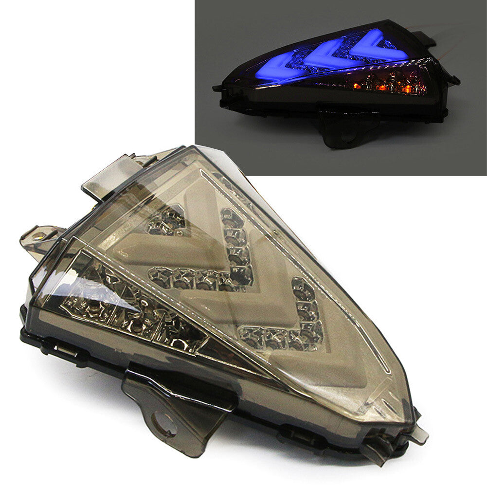 for Yamaha R15 2014 -2016 LED Tail Light Turn Signals Brake Light Blue Ligtht