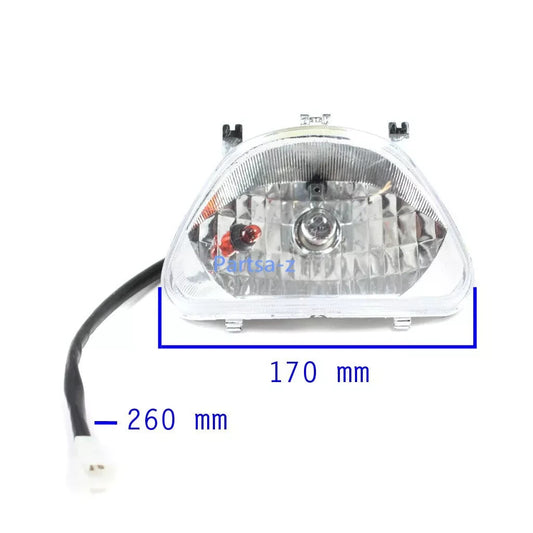 12V Driving Headlight Head Fog Light UTV ATV For Taotao 50cc 110cc 125cc 150cc