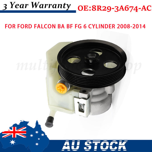Power Steering Pump 8R29-3A674-AC  for ford  Falcon BA BF FG 6 cylinder 2008-2014 Q