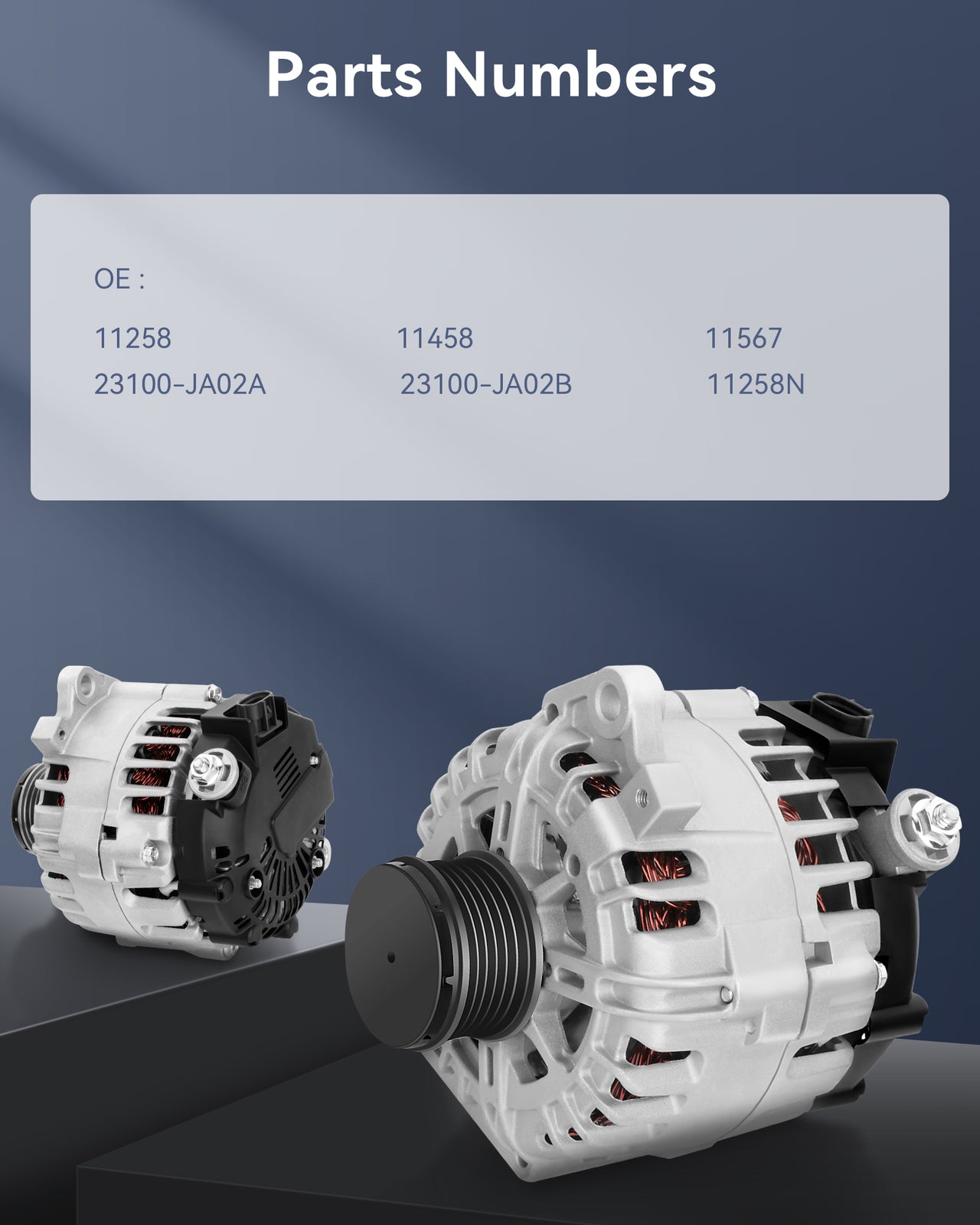 For 2007-2009 for Nissan Altima  2007-2009 for Nissan Sentra Alternator 23100-JA02A