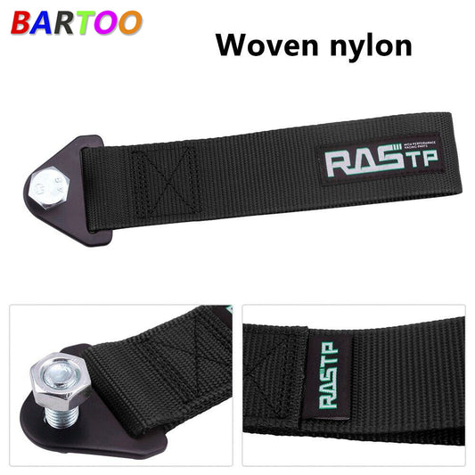 Car Tow Strap Belt Hook Strap Bumper Universal Racing Drift Rally Q