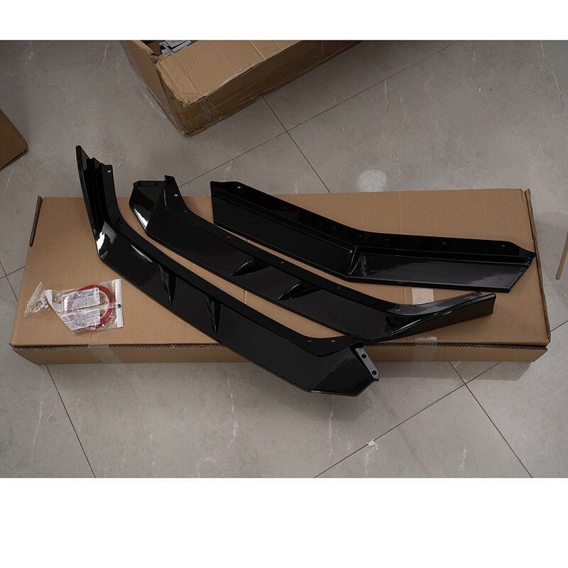 Winglet for Chevrolet for Corvette C8 Z51 Front Bumper Lip Splitter - Black Q