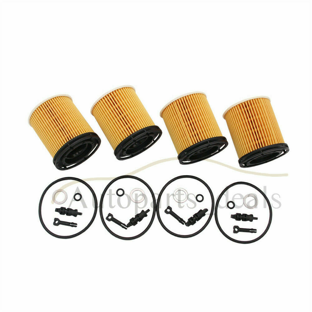 4X 26350-2M000 Oil Filter Pack W/Seals 2019-2020 for Kia Rio 1.6L Engine US Q
