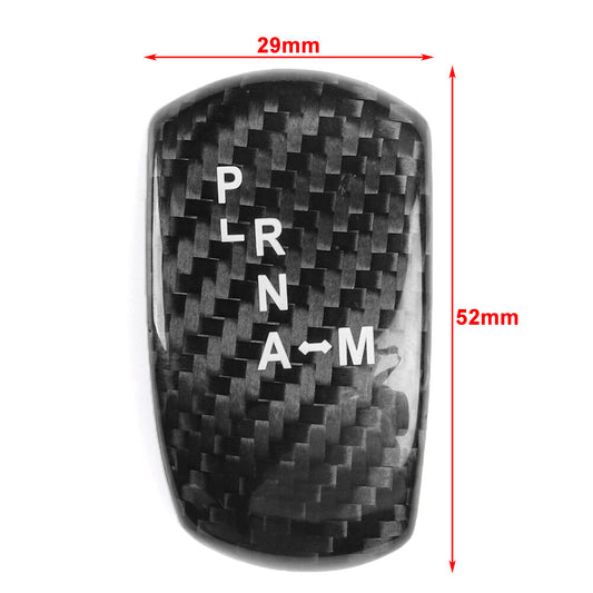 Carbon Fiber Gear Shift Knob Cover Trim for Nissan GTR R35 2008-2016 2012 Q