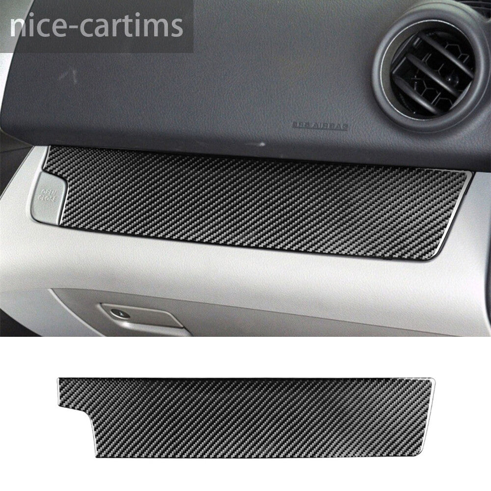 For Toyot@ RAV4 2006-12Carbon Fiber Center Console for Co -pilot Dashboard Panel Trim