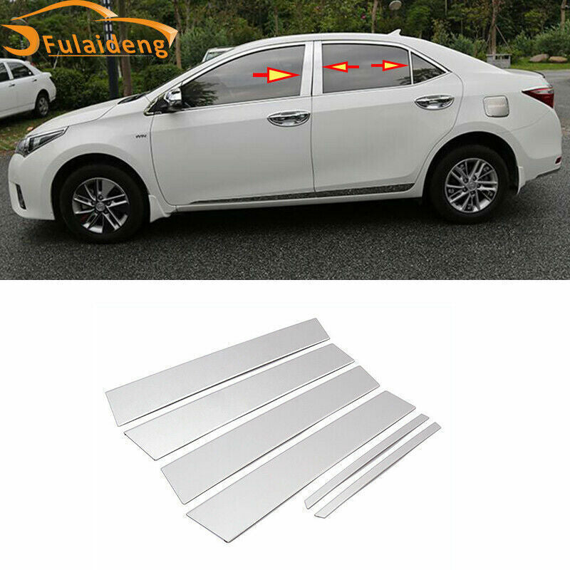 For 2017-2024 for Mazda CX-5 Chrome Rear Window Spoiler Wing Side Beveled Cover Trim v