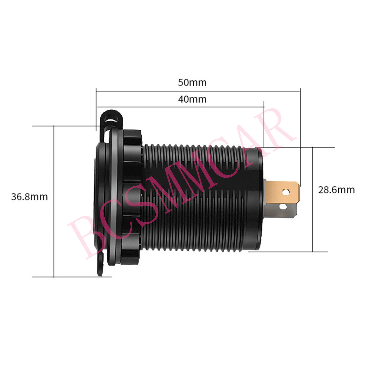 Charge Adapter Phone Fast Charging Power Outlet 2PD USB For Car Motorcycle Boat