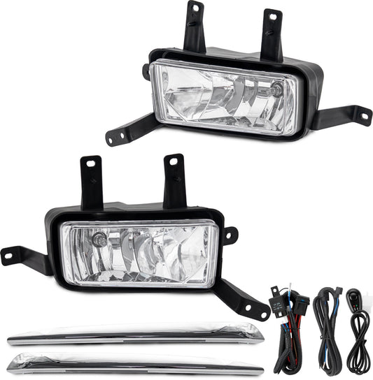 Fog Lights Fits for Tahoe 2015 - 2020 / Suburban 2015 - 2020 Suburban 3500HD 16-19- v