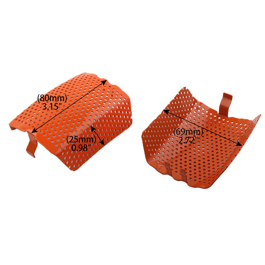 2-Piece Steel Front Caliper Screen Insert Fits for Harley V-Rod & Touring 2006-19 Q