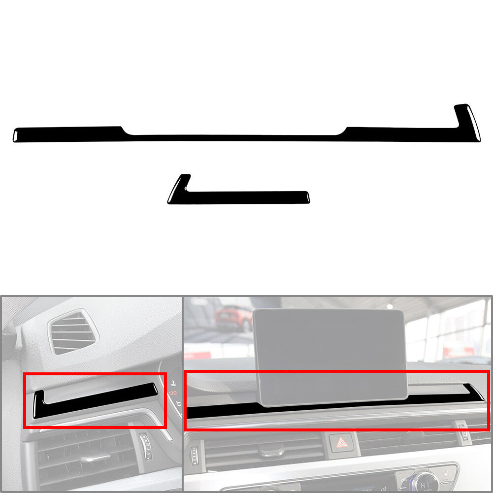 Dashboard Navigation Panel Cover Trim for Audi for A4 for A5 S4 S5 RS4 RS5 2017-24 18