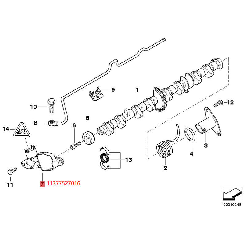 for BMW X3 Z4 E46 318i 320i E90 LCI 2007-2011 Eccentric Shaft Sensor 11377527016