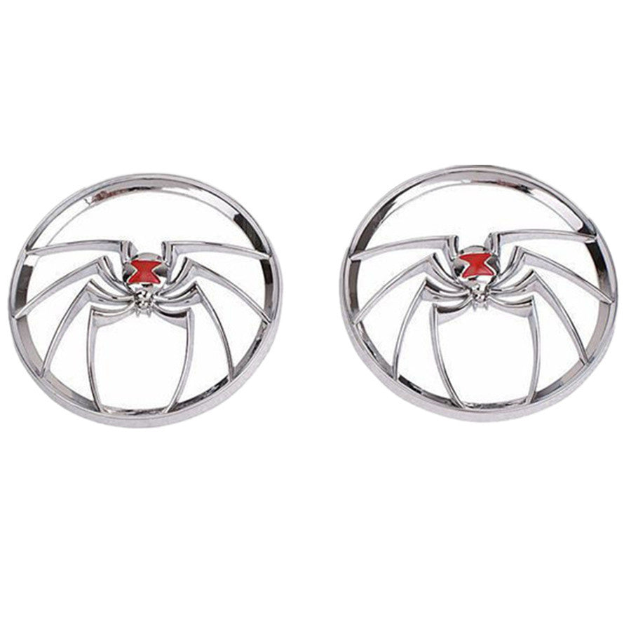 Chrome Widow Spider Speaker Grills Cover for Harley Touring Electra Street 96-13 Q