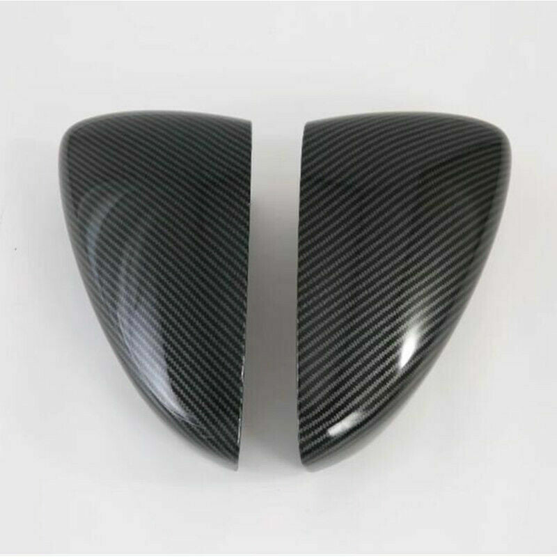 2P Carbon Fiber Side Door Rearview Mirror Cover Trim for Mazda 3 Axela 2019-2022